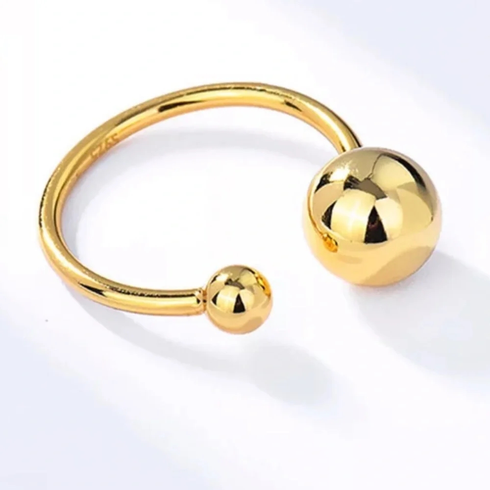 ✨Insta ring  ball gold plated ring open ring - Picture 4 of 4